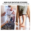 Coufce Bathtub Stickers Non Slip, White Tubs Safety Shower Treads,