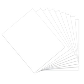 LITKO 8x10-inch Polystyrene Flexible Craft Sheets | Plasticard | Styrene Plastic Sheets | Modeling | Crafting | Scratch Building | Displays | White (Varity Pack)