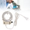 Microscope Illuminator Ring LED Light Source Adjustable Accessory 100‑240V