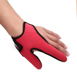 Millya UK Anti-Slip Fishing Gloves Quick Dry Fishing 2 Finger Protector Elastic Band Thumb Index Finger Stall Protector