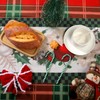 Christmas Table Runner, 13x71 inch Plaid Table Cloth Xmas Table