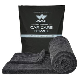 Car Drying Towel - 24" x 36" XL, Popular Pick Among Detailing Pro- 1300 GSM Microfiber Edgeless Twisted Loop Design - 70/30 Blend, Extra Large Supper, Fast Drying, Steak Free- Drying an Entire car