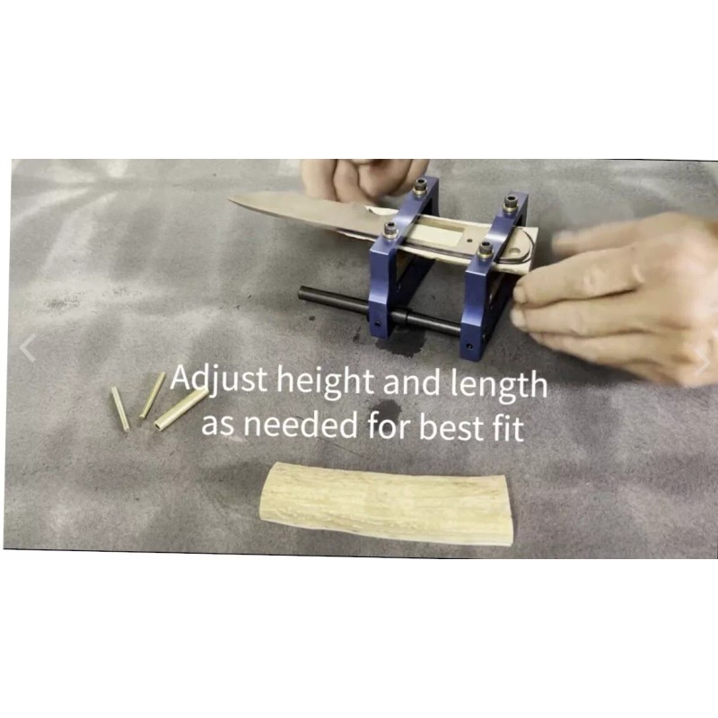 Jantz Perpendicular Drilling Fixture - DRILL EASY STRAIGHT HOLES Knife