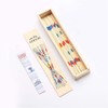 Mikado Game in a Practical Wooden Box, 19.5 cm x