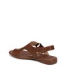 Naturalizer SOUL Womens Freya Flat Sandal Brown 11 M