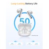 QCY MeloBuds N65 Wireless Earbuds, AI Adaptive Noise Cancelling, 60dB