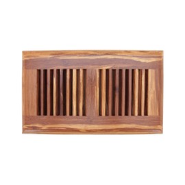 BambooMN 4" Inch x 9 7/8" Inch Strand Woven Bamboo Floor Register Air Vent Indent Cover - Tiger - 1 Cover