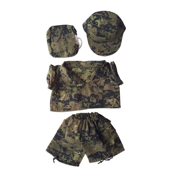 Special Forces Camos Outfit Teddy Bear Clothes Fit 14' - 18' Build-a-bear and Make Your Own Stuffed Animals