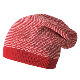 disana Toddler/Children's Long Beanie Organic Merino New Wool, red