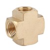 Sensor Adapter Distributor Oil Pressure Temperature Connector 1/8in‑27 NPT 1/4in‑18