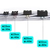 Double Clip [100 pieces] (width 1.3 inches (32 mm) _