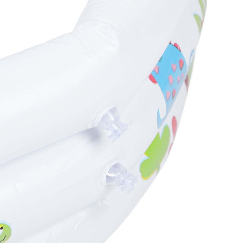 Inflatable Kiddie Pool PVC 31.5 Inch Cartoon Dinosaur Round Outdoor