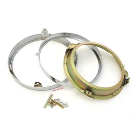 Chrome Headlight Rim/Retainer Assembly - Compatible with Honda CB450 CB500 CB550 CB750K GL1000 GL1200