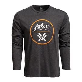 Vortex Optics Three Peaks Long Sleeve Shirts (Charcoal Heather, X-Large)