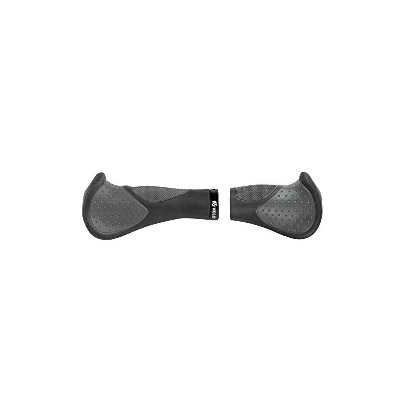Velo Fahrradgriffe, Schraubgriffe für Fahrradlenker, mit integrierten Barends, ergonomisch, Lenkergriffe