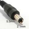 BronaGrand 2pcs DC Power 1 Female to 2 Male 5.1mm