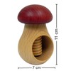 Wooden World 2 x Nutcracker made from natural beech wood