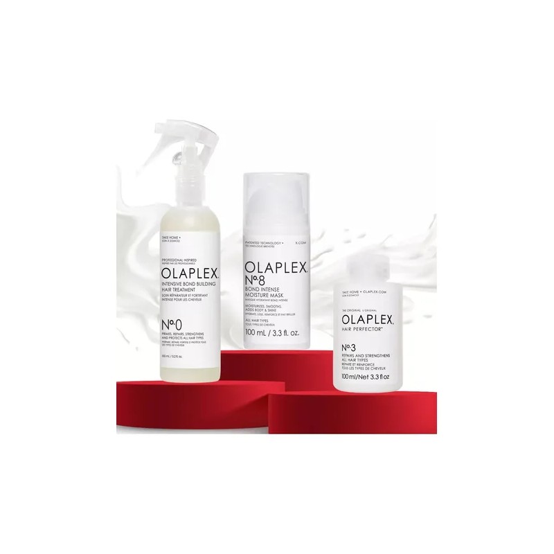 Olaplex Kit No.0 Y No.3 Y No.8 (155 & 100ml