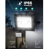 Security Lights Outdoor Motion Sensor, 30W 3 Colours PIR Security