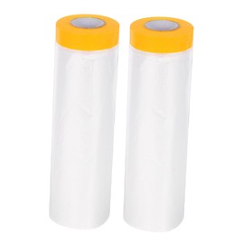 Mipcase 2Rolls Outdoor Window Insulation Kit Weatherproofing Pe Shrink Film for Home Office Durable Reusable Window Film for Efficient Energy Saving Weather Resistance