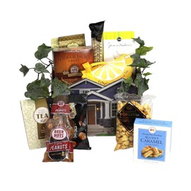 Gift Basket Village - Housewarming or Moving Day Gourmet Gift Basket: Assorted Snacks, Drinks, and Treats, Perfect Welcome Home Gift, Handcrafted in the USA