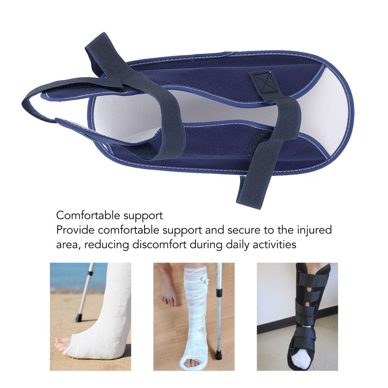 Plaster Cast Shoes Thick Soled Open Toe Heel Broken Foot