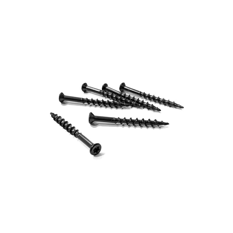 200 BLACK Stainless Steel Decking Screws 4mm x 40mm TORX