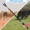Kehail Retractable Aluminum Cattle Prod, 43.6" Waterproof Cattle Prod Stick,