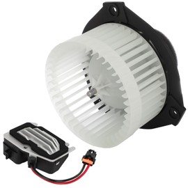 cciyu 700129 AC HVAC Blower Motor & Heater Blower Resistor Kit Fit for 2001-2005 for Buick Century/2001-2004 for Buick Regal 700129, GM3126104, 615-00593, 615-00594, PM2714 AC Blower Motor