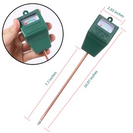 2 Packs Soil Moisture Meter for House Plants, Plant Water Meter Soil Tester Test Kit Soil Hygrometer Sensor for Indoor & Outdoor Use Garden Lawn Farm, No Battery Required (Black & Green)