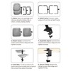 L&W BROS. Double Layer Cat Desk Bed – Adjustable Desk