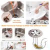 Forlivese Drain Snake,6 Pack Shower Drain Unblocker,Multifunctional Sink Unblocker Tool