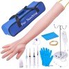 High Simulation IV Practice Arm Kit with Carrying Bag Phlebotomy