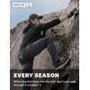 CQR Men's Cool Flex Tactical Pants, Water Resistant Lightweight Stretch