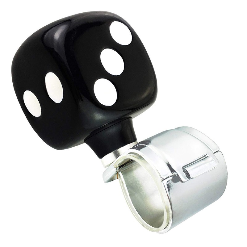 Abfer Steering Wheel Spinner, Dice Shape, Power Steering Wheel Spinner,