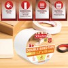 XFasten Double Sided Tape Removable, 1.5-Inch by 15-Yards (Pack of
