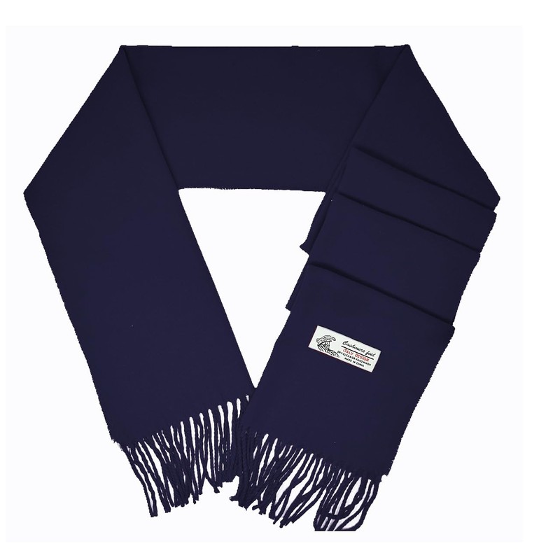 Glory Max - Bufanda unisex de invierno de color liso,
