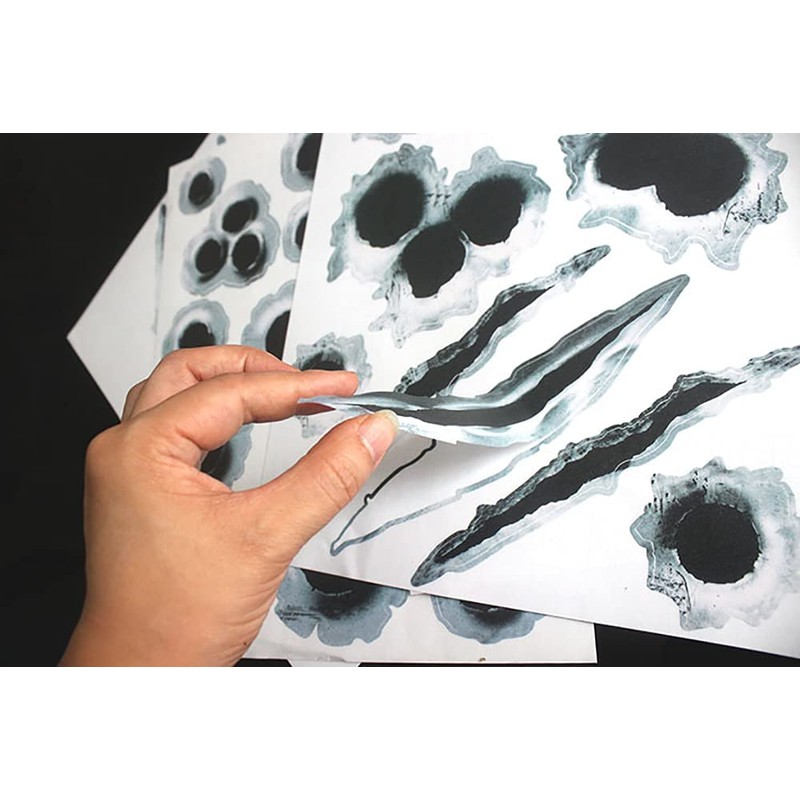4 Set 3D Bullet Hole & Scratches Car Stickers, Fake