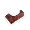 Namolit Digital Camera Bottom Protective Case PU Leather Camera Bag