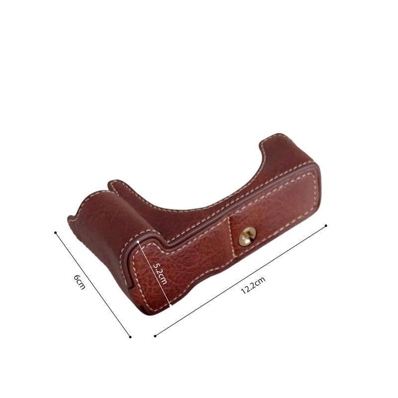 Namolit Digital Camera Bottom Protective Case PU Leather Camera Bag