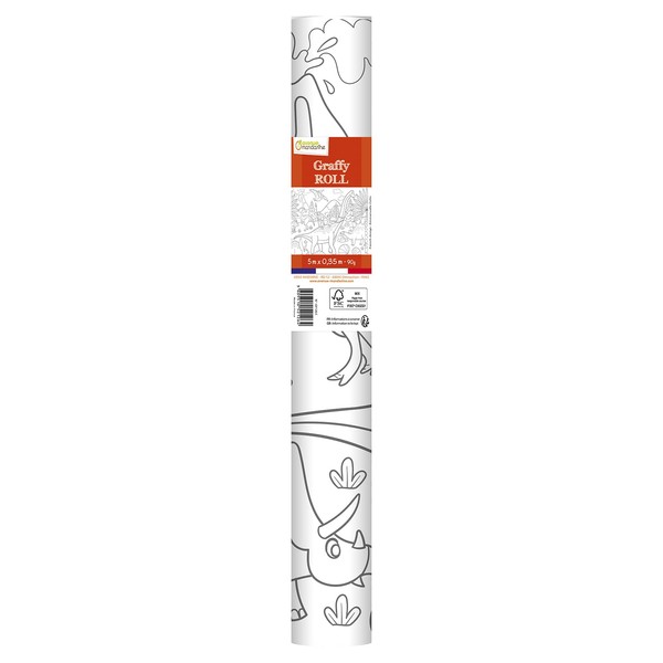 Avenue Mandarine - Ref GY126C - Graffy Roll 5m Colouring