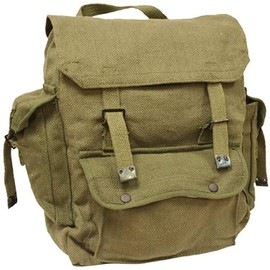 Zip Zap Zooom Highlander Mens Man Combat Military Rucksack Travel Back Pack Canvas Surplus Shoulder Bag