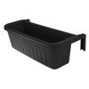 Apollo Exports International 24" Adjustable Railing Planter, Black