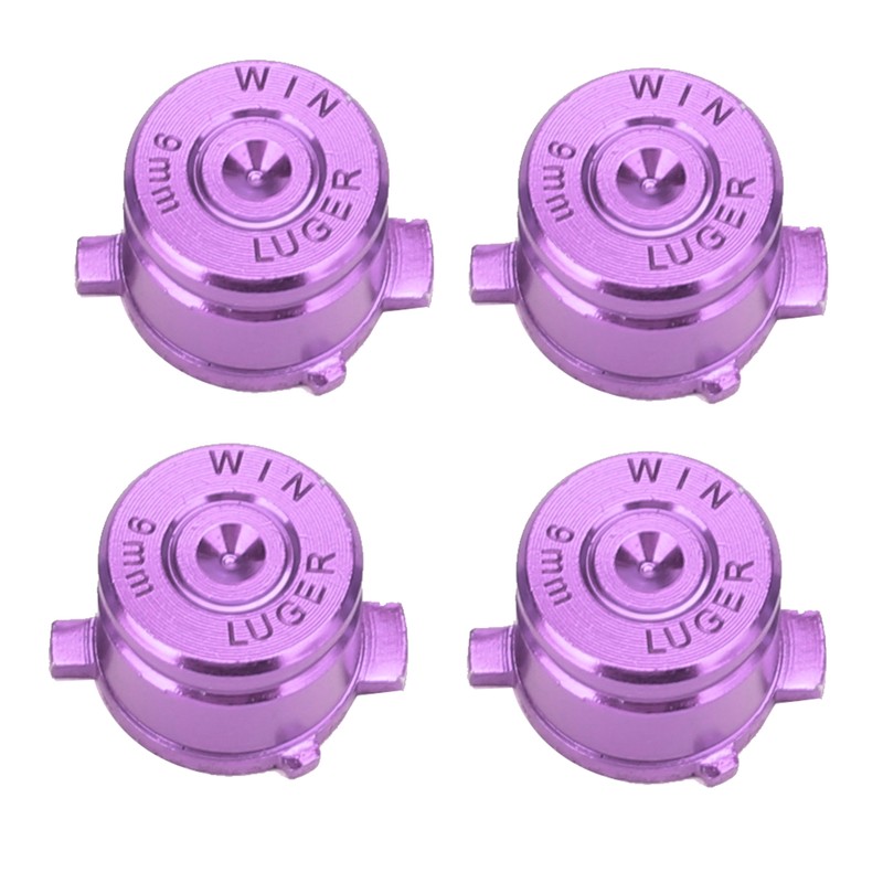 2 Sets Aluminium Alloy Function Assist Button Controller Replacement Parts