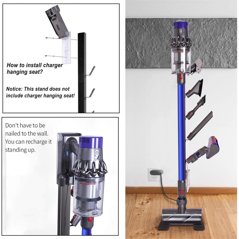 XIGOO Storage-Stand-Docking-Station-Holder Compatible with Dyson V15 Detect V11 V10 V8