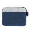 Chums Pocket Size Wallet Sweat Nylon Travel Wallet, H-Gray/Basic Navy