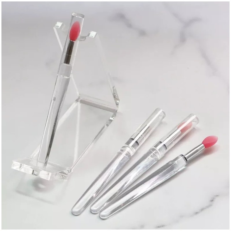 GAB Belleza Brocha Silicón Con Tapa Maquillaje Pigmentos Portátil (3