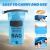 2Pcs Heavy Duty Pool Ladder Weights, 50lbs Sand Fillable Universal