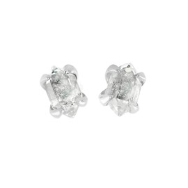 Starborn Herkimer Diamond 925 Sterling Silver Post Earrings