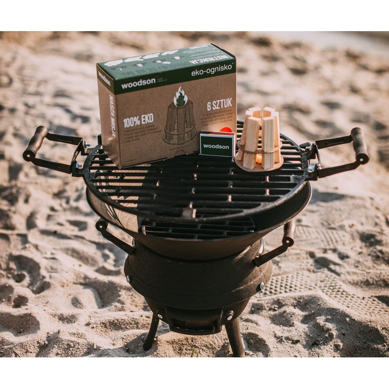 Woodson EKO-Ognisko Grill Starter 6 Sztuk